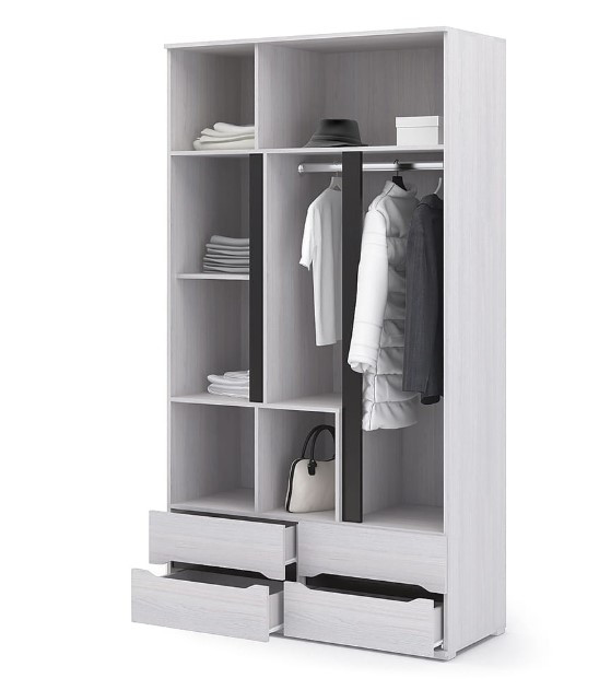 Шкаф 3х-створчатый с ящиками Валенсия