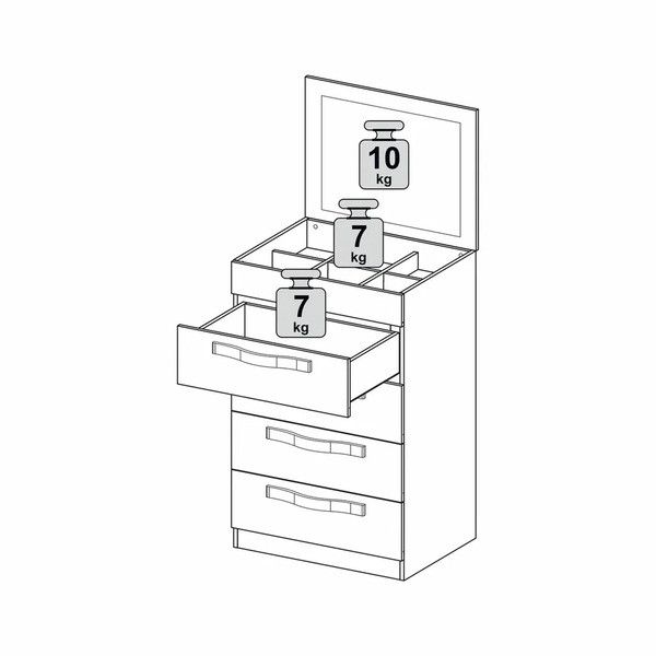 Комод с откидной крышкой 700 Аравия-Марта