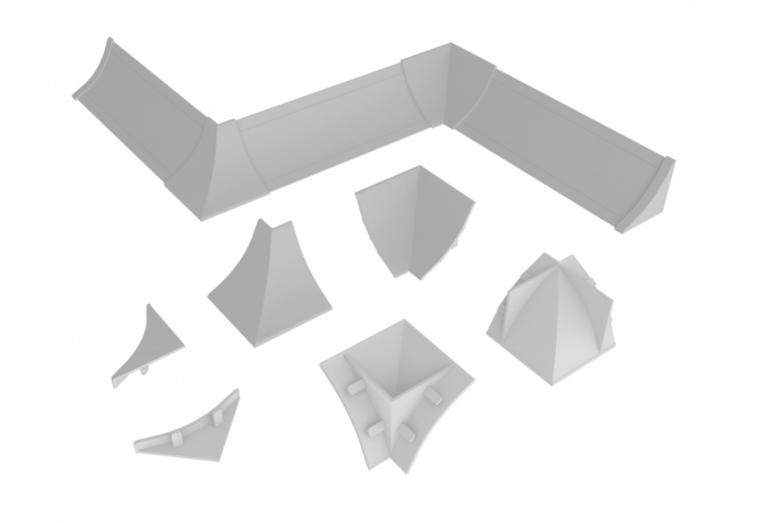 Комплект заглушек LB-23 Korner 3м