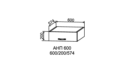 Антресоль 600 Перо