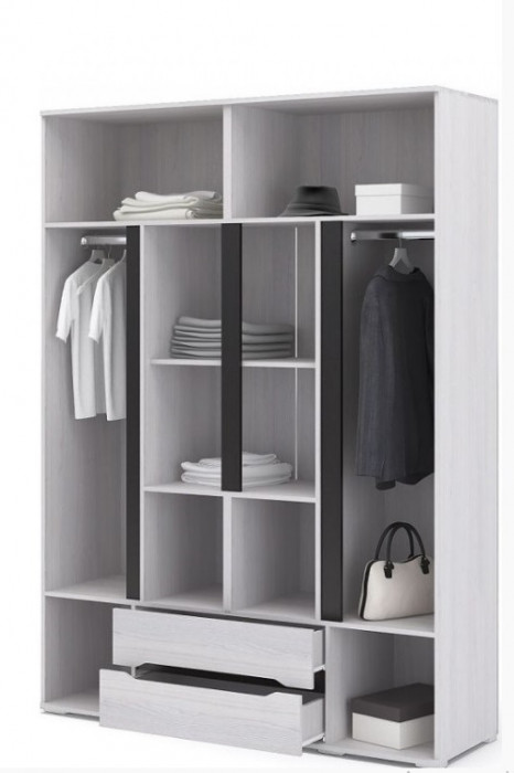 Шкаф 4х-створчатый с ящиками Валенсия