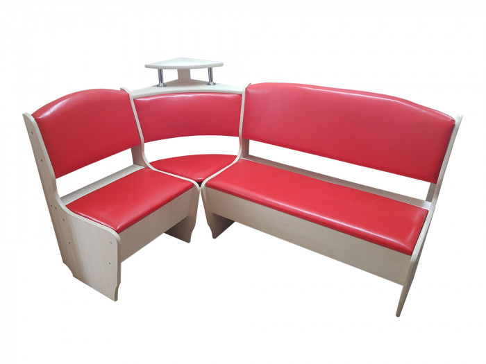 Кухонный уголок малый Нео красный