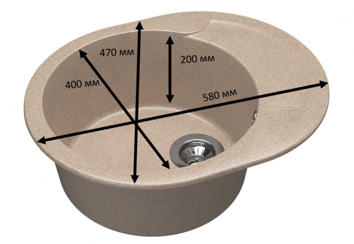 Мойка для кухни Берта 580