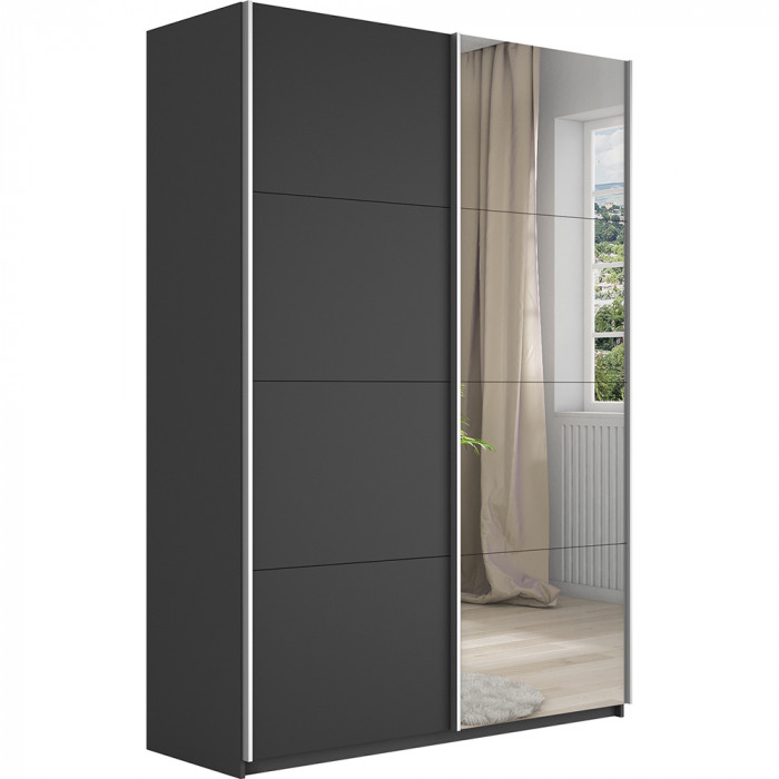 Шкаф купе Прайм 2-х дв. с зеркалом 1200 Е1