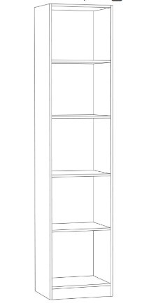 Шкаф-пенал Ливерпуль