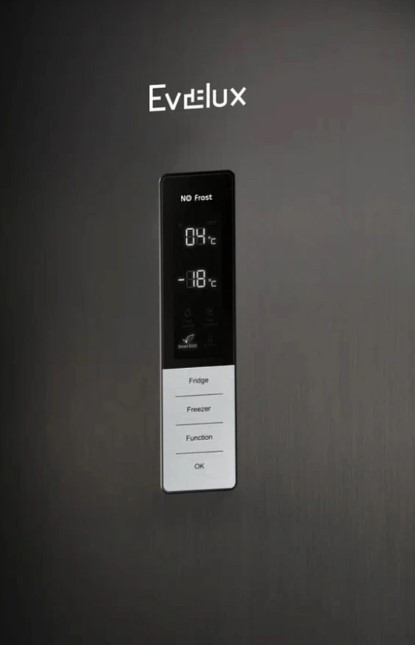 Отдельностоящий холодильник Evelux FS 2201 DXN