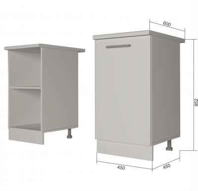 Шкаф нижний 450 Санвут МДФ