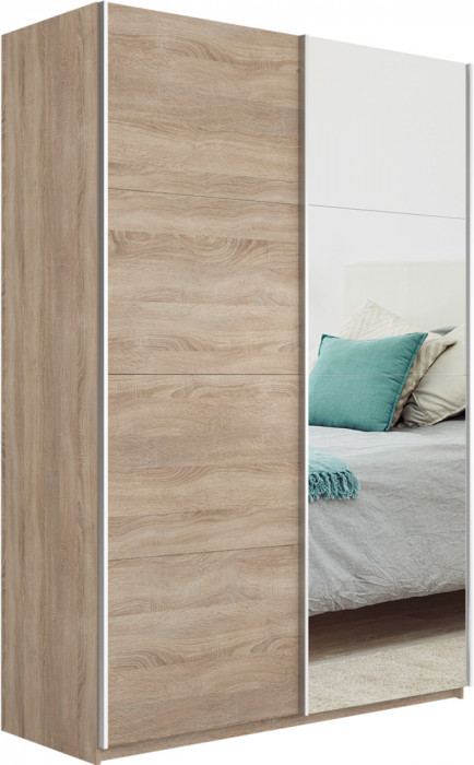 Шкаф купе Прайм 2-х дв. с зеркалом 1600 Е1