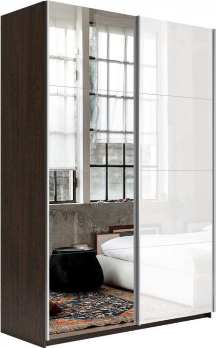 Шкаф купе Прайм 2-х дв. с зеркалом 1600 Е1