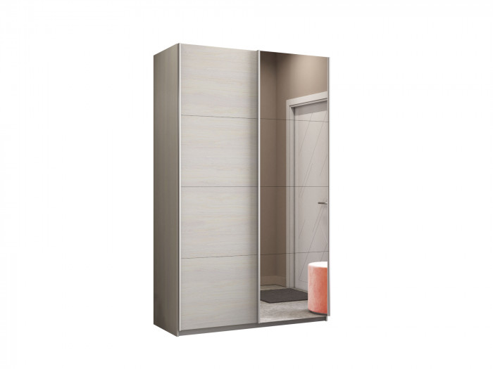 Шкаф купе Прайм 2-х дв. с зеркалом 1600 Е1