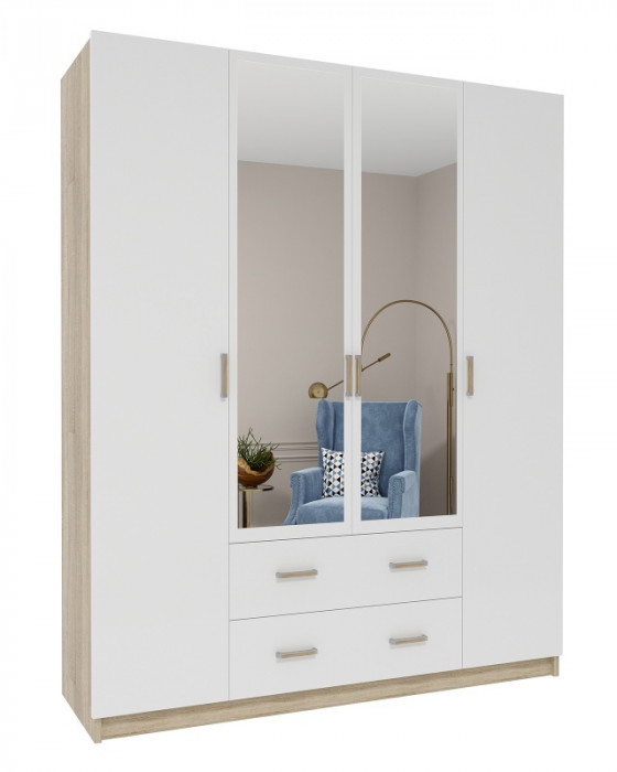 Шкаф распашной 4-х дверный 1600 Космос