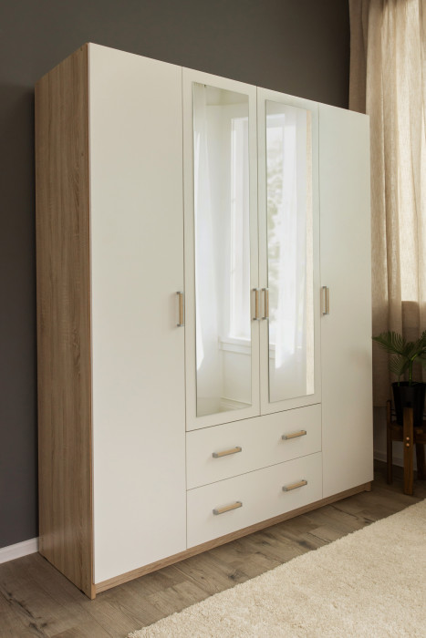 Шкаф распашной 4-х дверный 1600 Космос