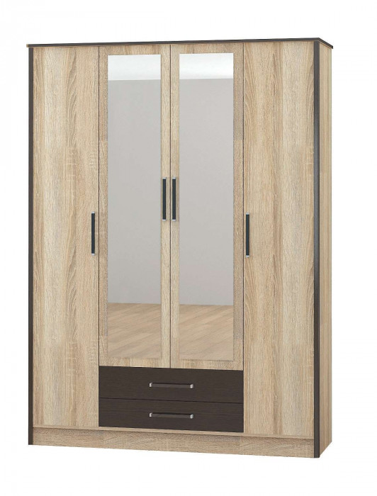 Шкаф 4х-створчатый Лирика