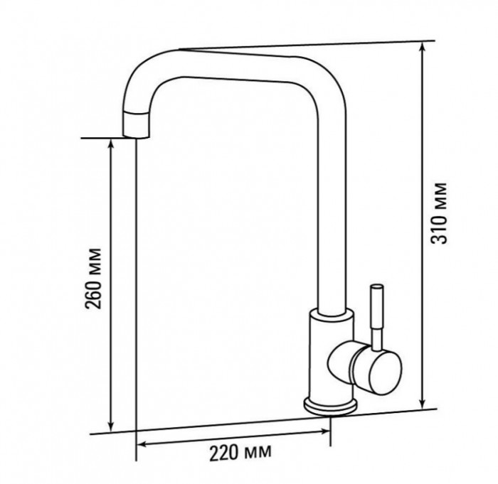 Смеситель Карельский Камень SKS-6 КК/MB