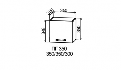 Шкаф верхний 350/350 Фортуна ДСВ
