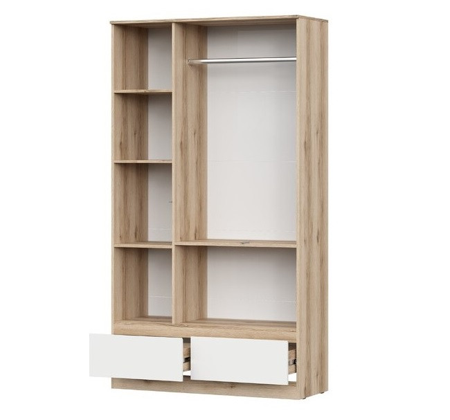 Шкаф трехстворчатый (с ящиками) 1,2 м Брауни