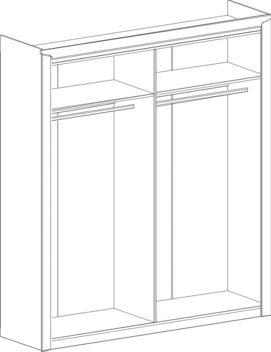 Шкаф четырехдверный Соренто
