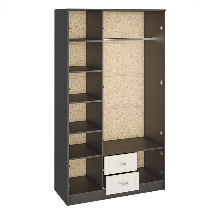 Шкаф трехстворчатый с зеркалом Ронда