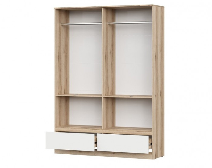 Шкаф четырехстворчатый (с ящиками) 1,5 м Брауни