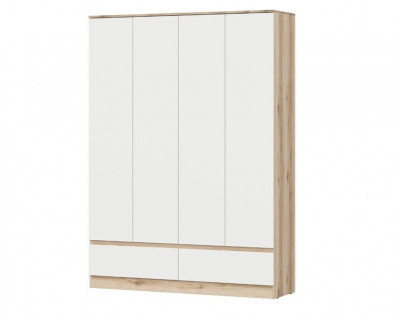 Шкаф четырехстворчатый (с ящиками) 1,5 м Брауни