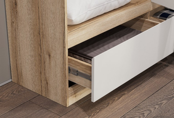 Шкаф четырехстворчатый (с ящиками) 1,5 м Брауни