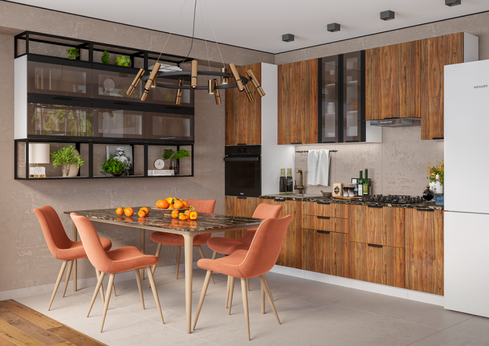 Пенал с нишей под духовой шкаф ПД2 600 Норд