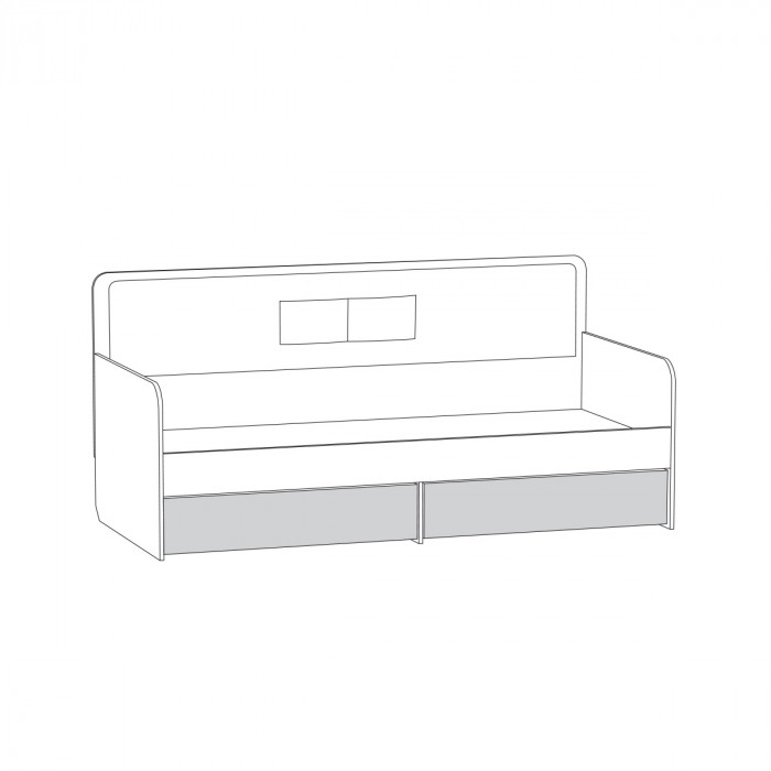 Кровать 11.02 Вуди