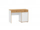 Стол письменный 12.42 Вуди (Дуб золотой, Белый премиум)