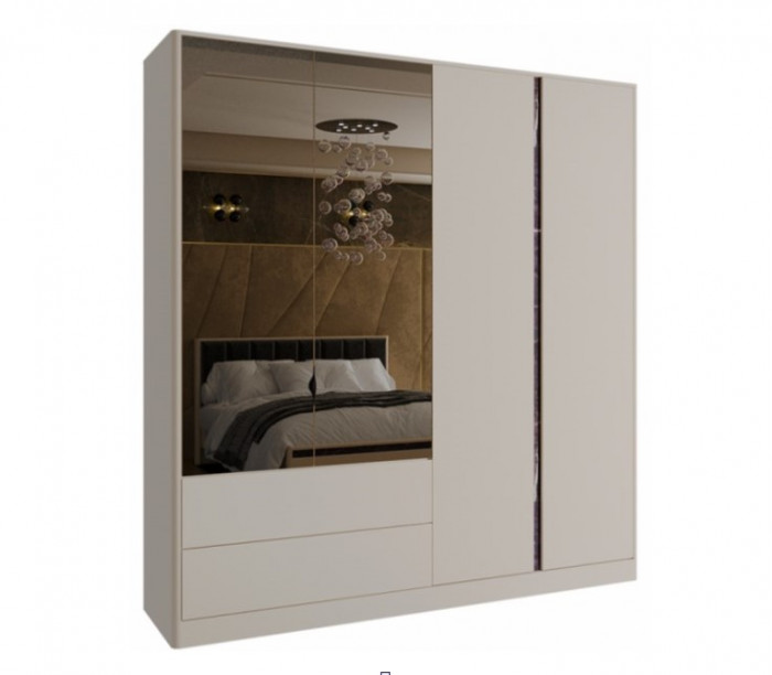 Шкаф 4-створчатый НКМ "Калипсо" секция №16