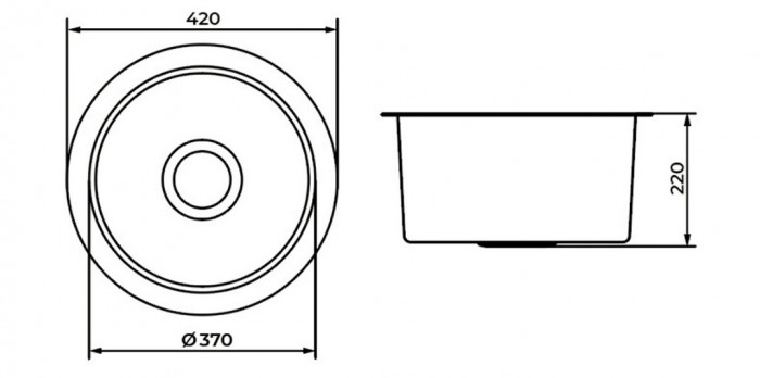 Мойка для кухни PR 4242 Romance
