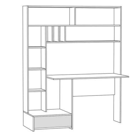 Стол письменный 03.243 Лайт
