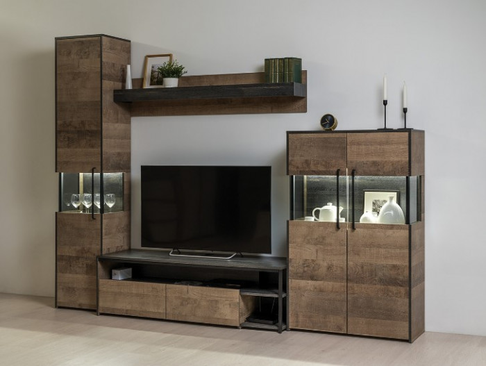 Шкаф-пенал с витриной 13.205 Трувор