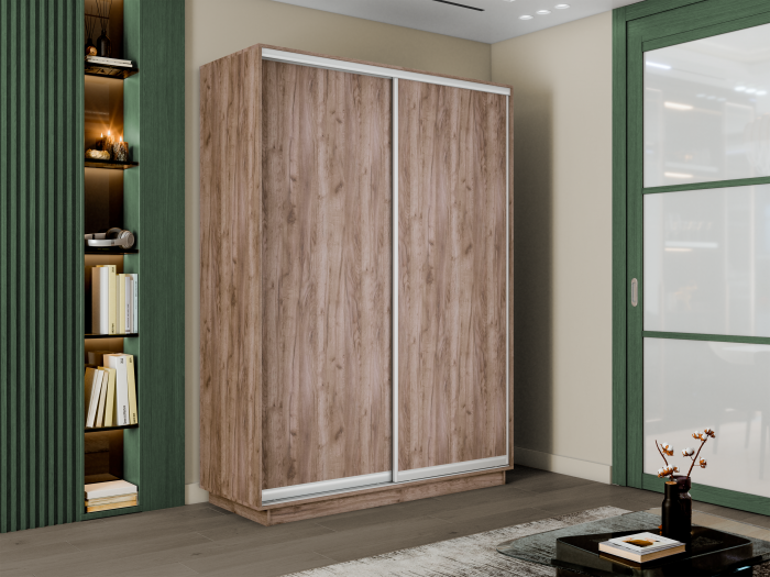 Шкаф купе 2-х дв. ДСП 1200/2200/600 Экспресс 2