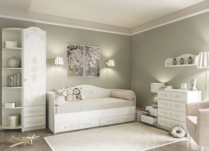 Кровать с ящиками Ki-Ki ДСВ