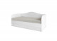 Кровать с ящиками Ki-Ki ДСВ (Белый, Белое дерево)