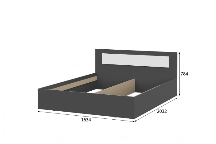 Кровать двойная 1600 Дольче