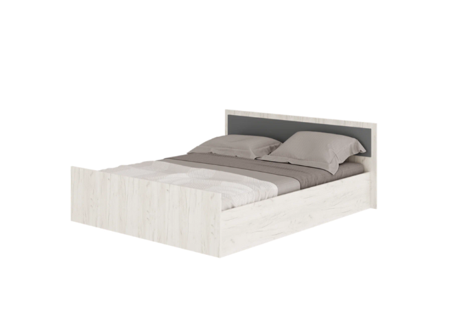 Кровать 1600 LIGHT крафт белый Фиеста