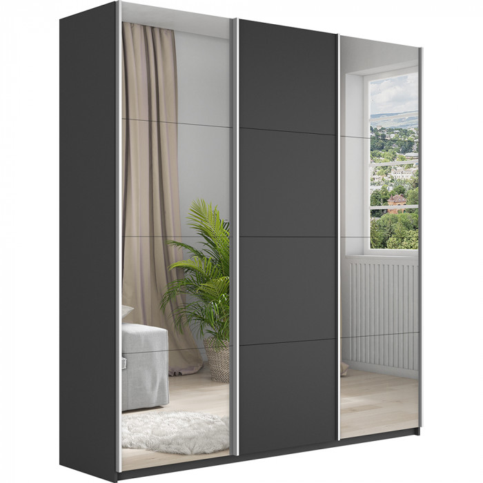 Шкаф купе Прайм 3-х дв. с 2 зеркалами 1800 Е1