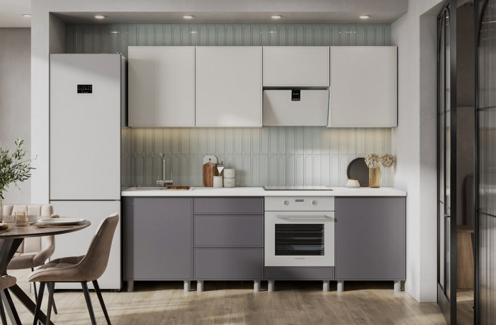 Кухонный гарнитур Квадро 2,4м 