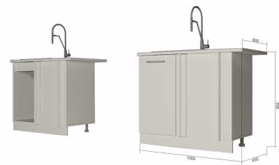 Шкаф нижний 1000 угловой Санвут МДФ