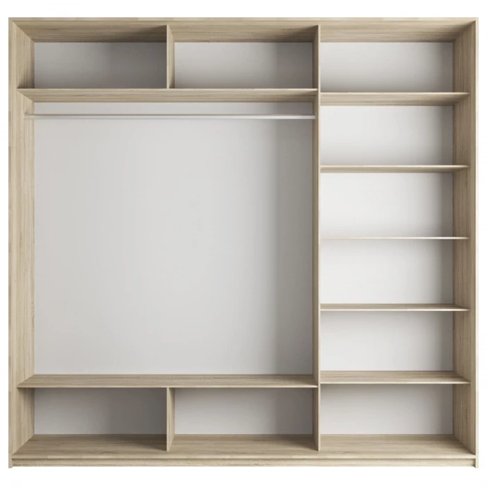 Шкаф купе Прайм 3-х дв. с 2 зеркалами 2100 Е1