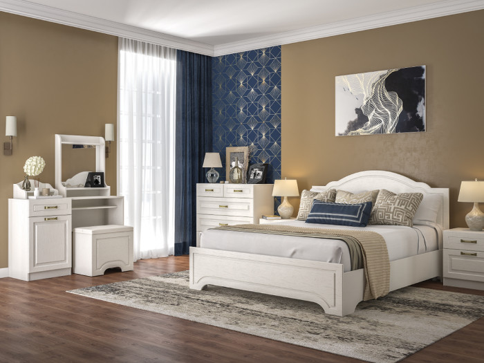 Полка Ливерпуль с зеркалом 10 118