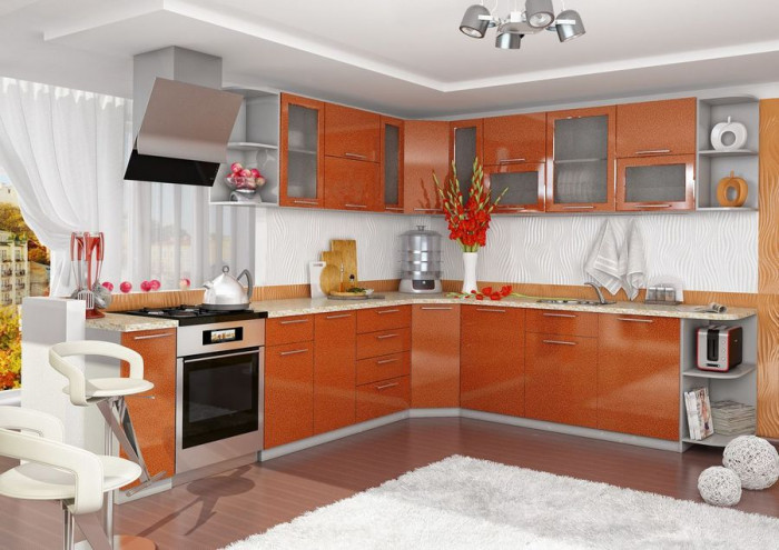 Шкаф нижний 300 с ящиками Олива