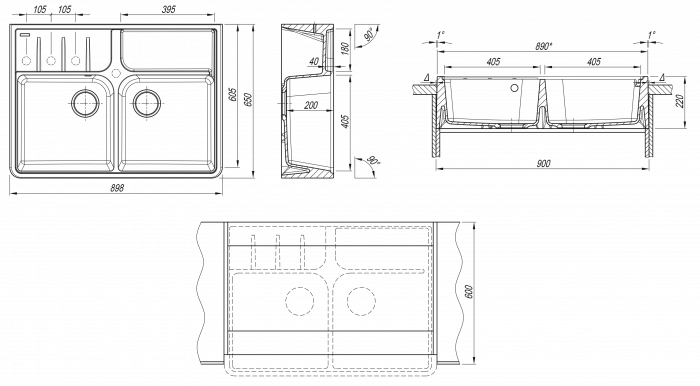 Мойка для кухни Вилладжио