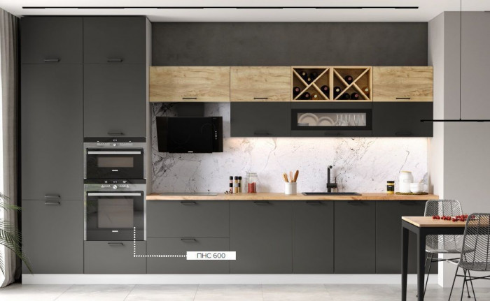 Пенал под духовку и микроволновку 600 Лофт ДСВ