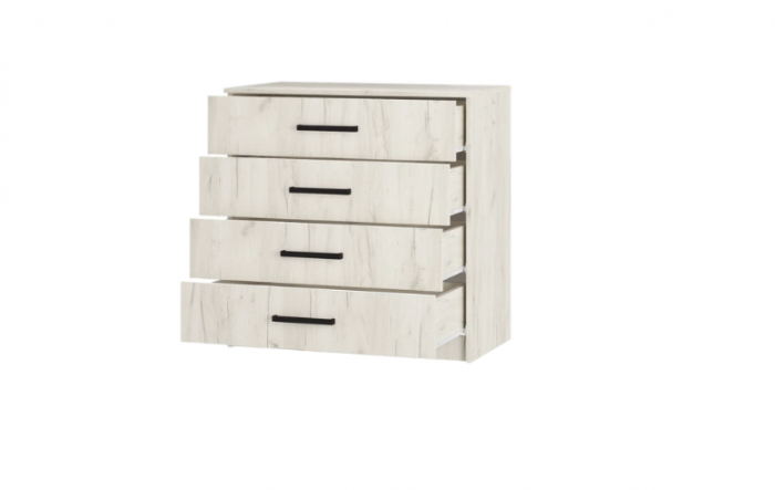 Комод 850 крафт белый Фиеста