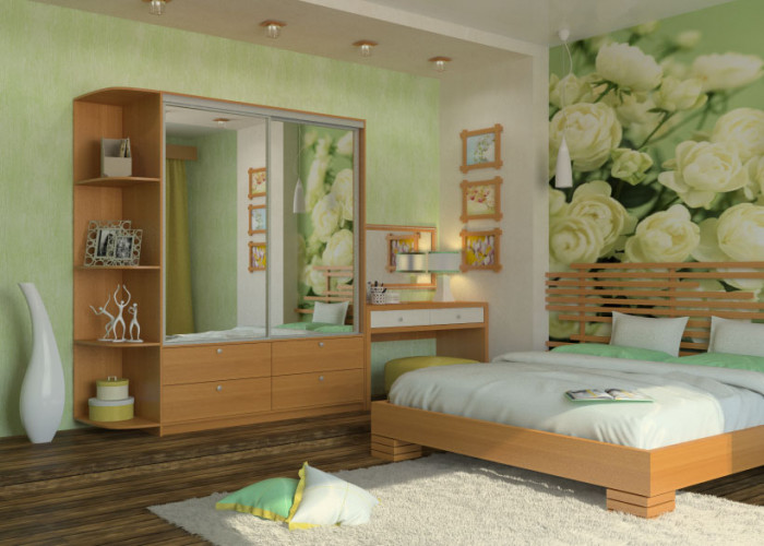 Шкаф купе Ольга 1500 с угловым элементом 300