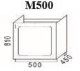 Шкаф нижний 500 под мойку Агава (Белый, Лиственница светлая)