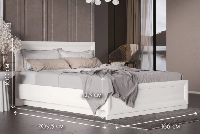 Кровать B136-LOZ160Х200 Malta (Мальта)