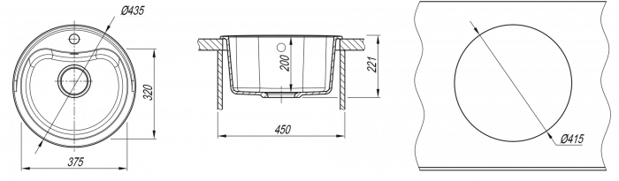 Мойка для кухни Дора